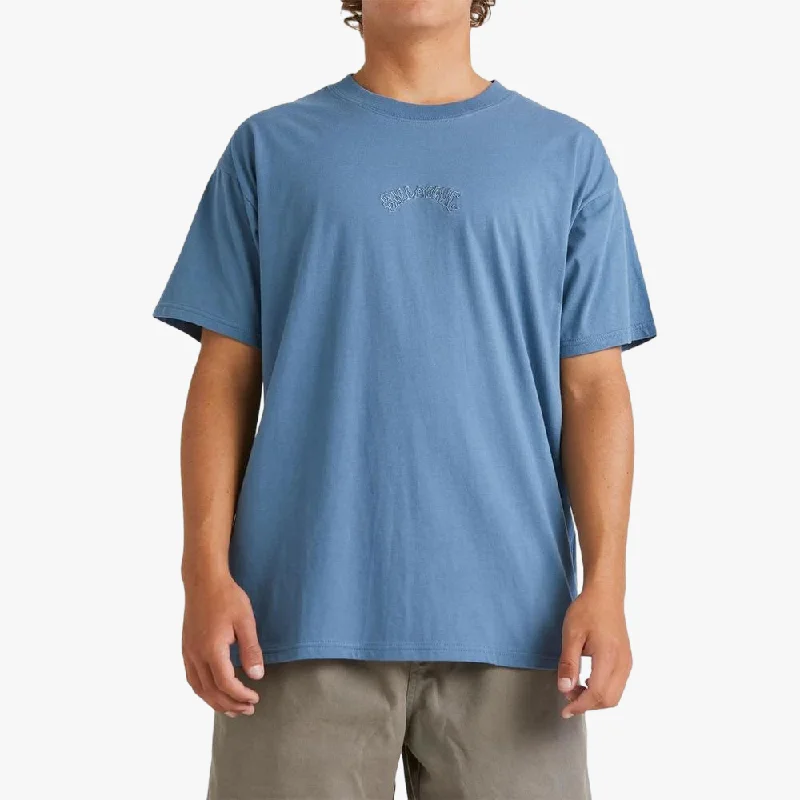 Stock Up and Save Billabong Mens Smitty Short Sleeve Tee Smoke Blue