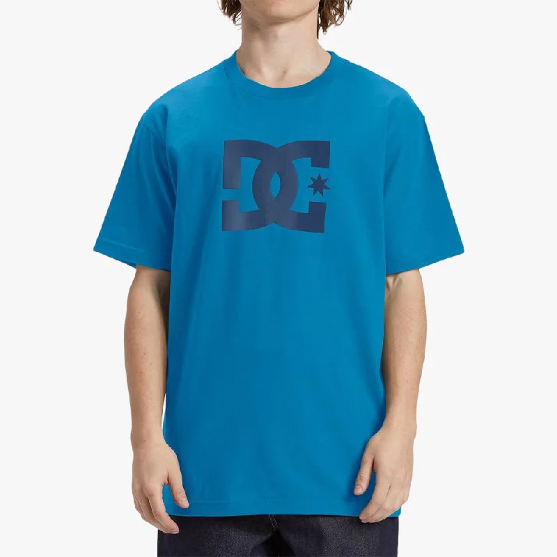 Blowout Sale Dc Mens Star Short Sleeve Tee Dark Blue