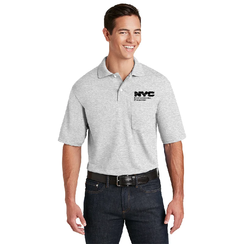 Act Now Jerzees Adult Jersey Pocket Polo With Spotshield, Full Color