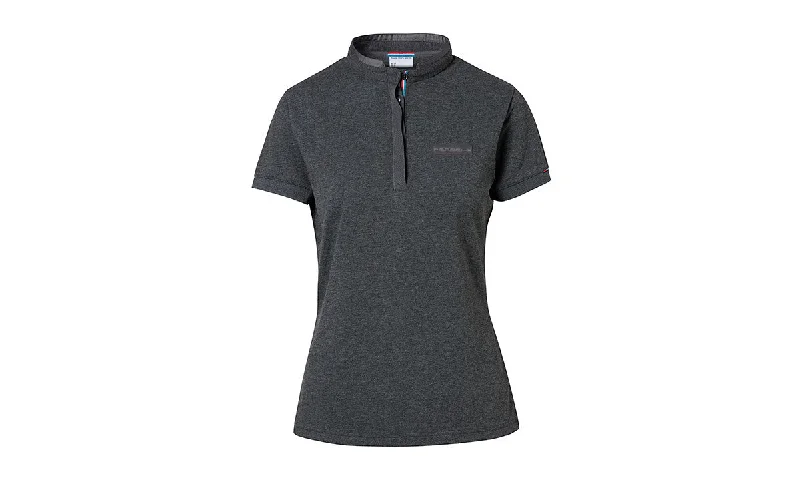 Porsche Women's Polo Shirt, Grey - Classic