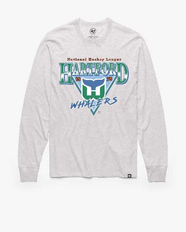 Price Reduction HARTFORD WHALERS VINTAGE SHARP SHOOTER '47 FRANKLIN LONG SLEEVE