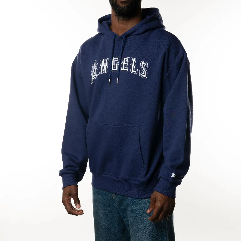 Celebrate the Weekend with Discounts LA Angels Freeway Series Dark Blue Pullover Hoodie Celebrate the Weekend with Discounts LA Angels Freeway Series Dark Blue Pullover Hoodie