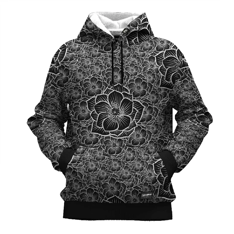 Deal Dash Achromic Flower Hoodie