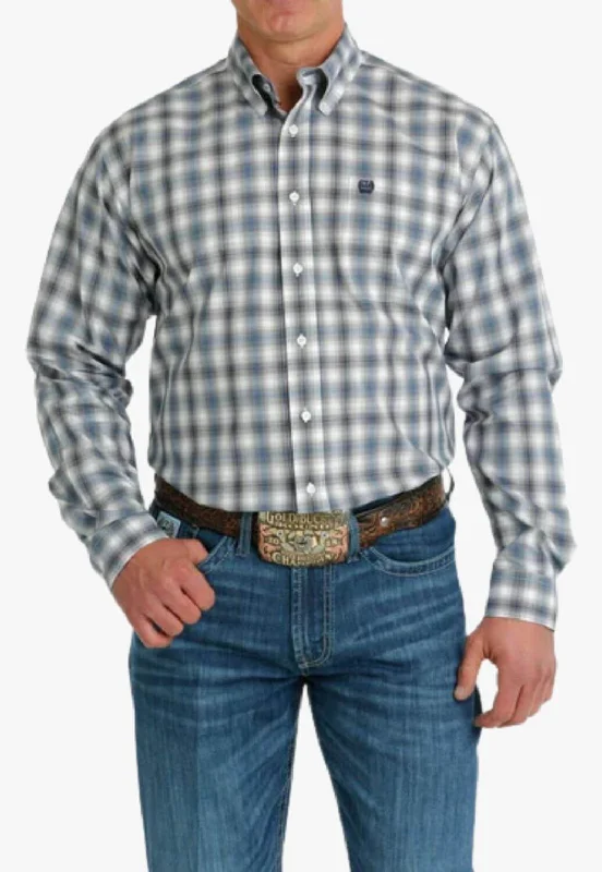Hot Buy Cinch Mens Plaid Long Sleeve Shirt