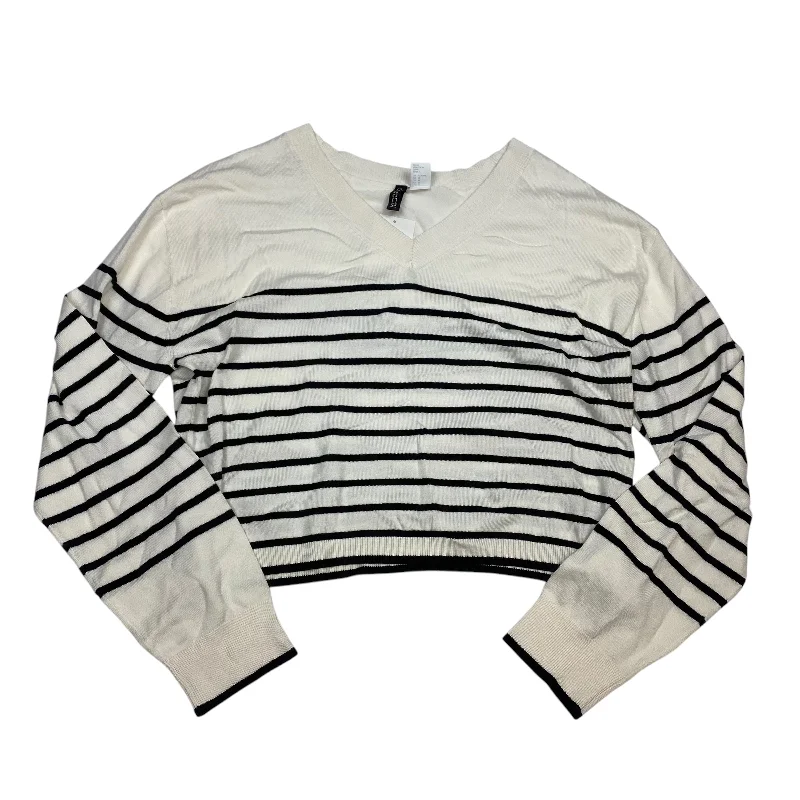 Value Deals Top Long Sleeve By H&m In Cream, Size: M