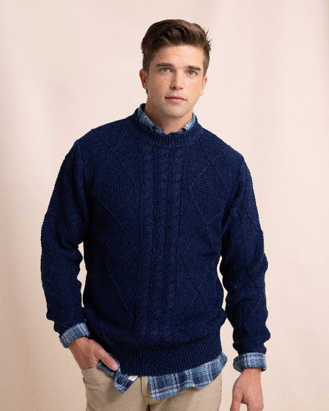 Shop and Save Broad River Indigo Crew