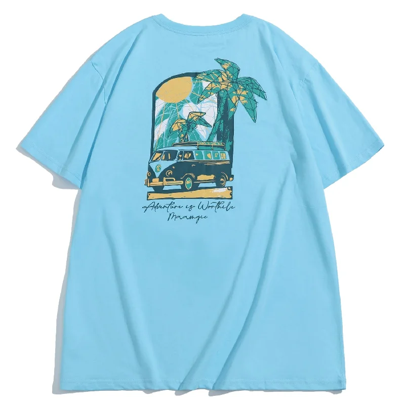 Travel Bus Blue