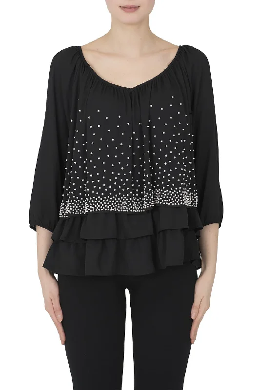 Joseph Ribkoff Top Style 191247-BLK Black