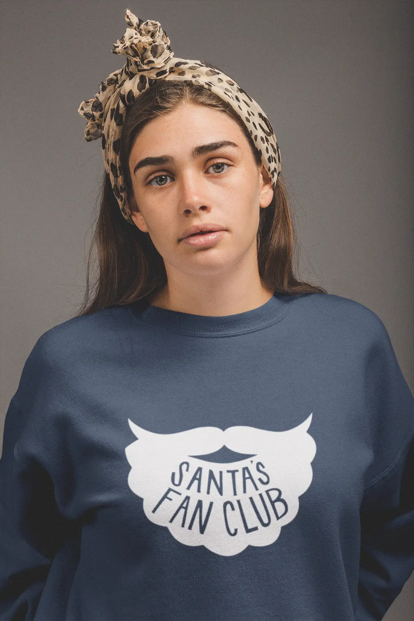 Weekend Savings Galore ULTRABASIC - Graphic Women's Santa's Fan Club Christmas Sweatshirt Xmas Gift Ideas Deep Black Weekend Savings Galore ULTRABASIC - Graphic Women's Santa's Fan Club Christmas Sweatshirt Xmas Gift Ideas Deep Black