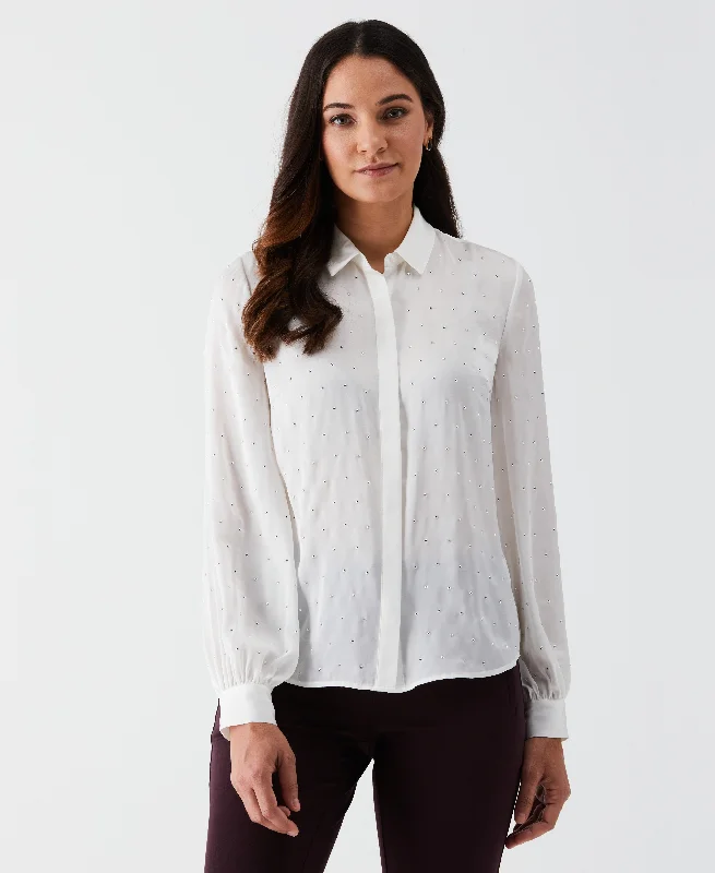 Unmissable Offer Petite Embellished Blouse