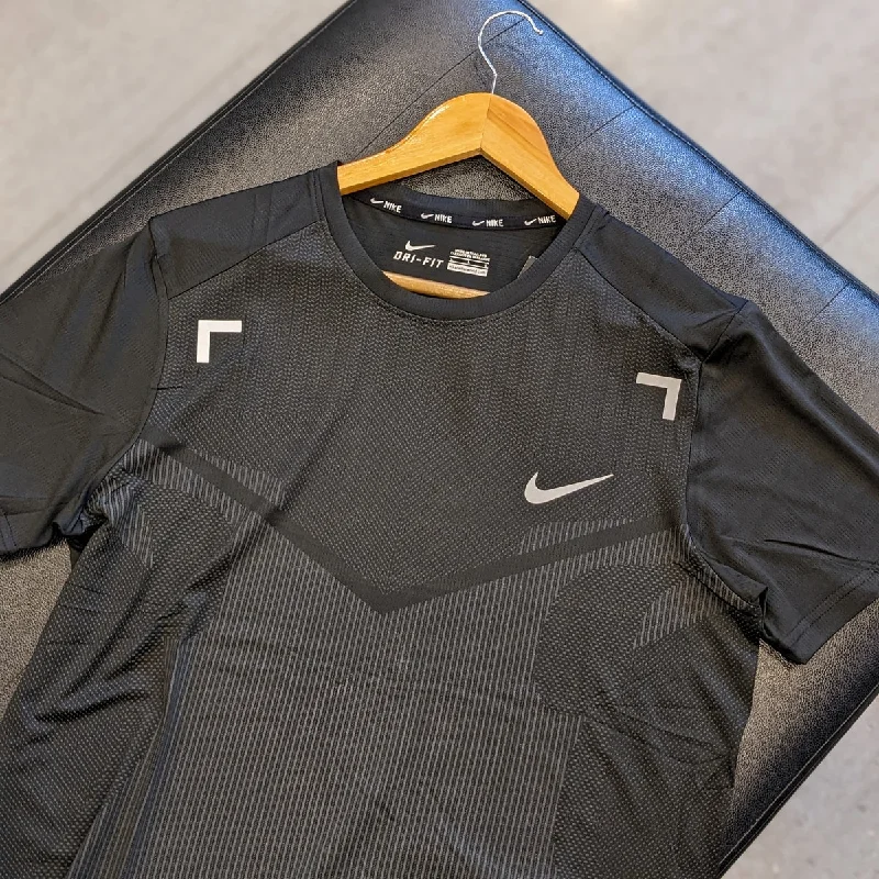 Act Fast NK - Men 'Black' Short Sleeve Dry Fit T-Shirt SP11