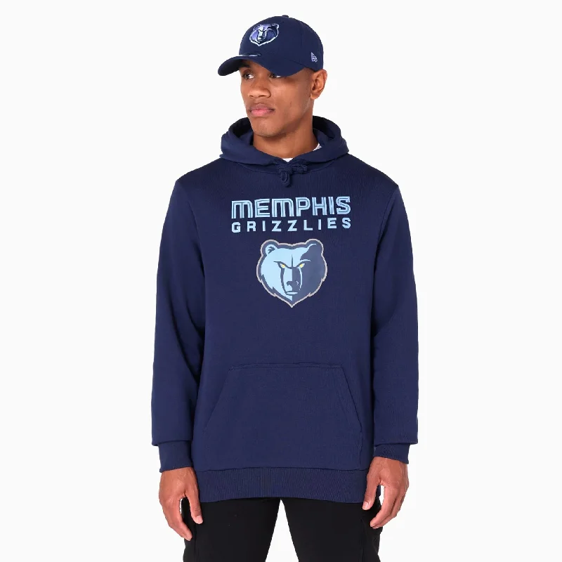 Overstock Memphis Grizzlies NBA Navy Pullover Hoodie