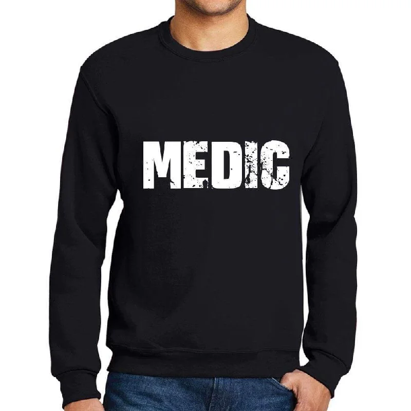 Weekend Savings Fiesta Men's Printed Graphic Sweatshirt Popular Words MEDIC Deep Black Weekend Savings Fiesta Men's Printed Graphic Sweatshirt Popular Words MEDIC Deep Black