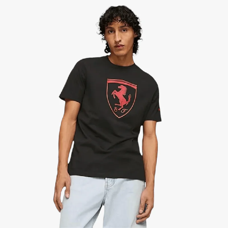 Weekend Bargains to Enjoy Puma Mens Ferrari Race Tonal Big Shield Short Sleeve Tee Black Weekend Bargains to Enjoy Puma Mens Ferrari Race Tonal Big Shield Short Sleeve Tee Black
