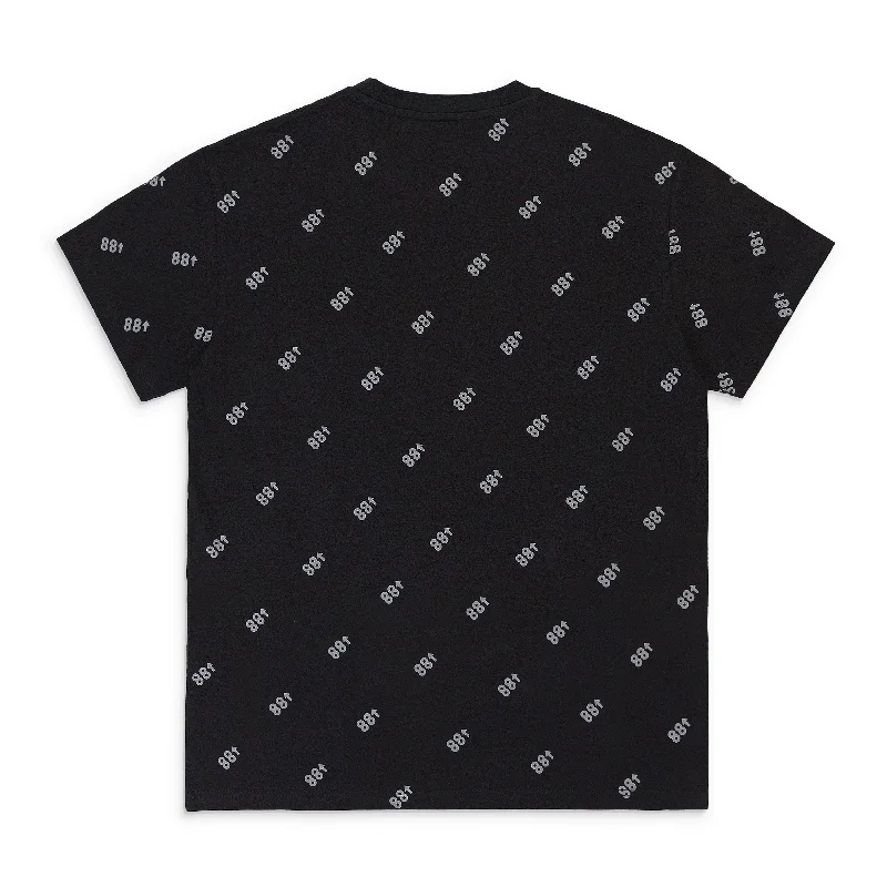 Weekend Offers That Shine ALL OVER LOGO AR BLACK T-SHIRT