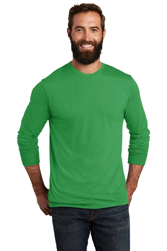 Year-End Clearance Allmade Mens Long Sleeve Crewneck T-Shirt - Enviro Green