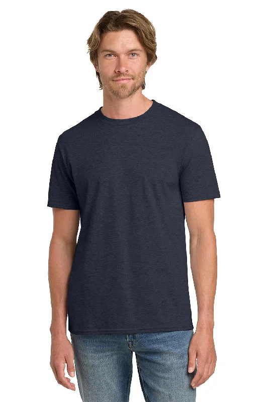 Weekend Shopping Bliss Gildan Mens Short Sleeve Crewneck T-Shirt - Heather Navy Blue Weekend Shopping Bliss Gildan Mens Short Sleeve Crewneck T-Shirt - Heather Navy Blue