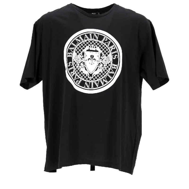 Special Promotion Balmain T-Shirt Coin Print