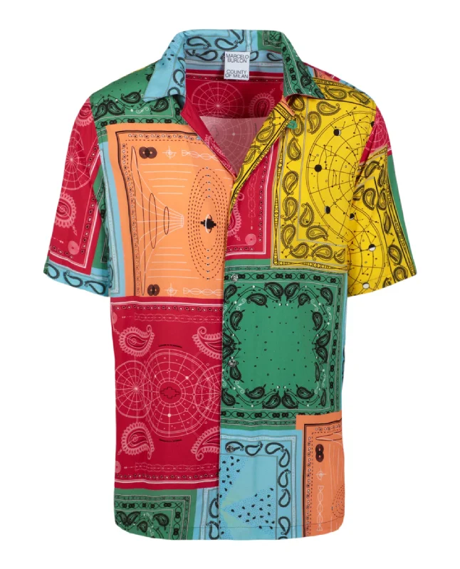 Season Finale Sale Bandana Print Shirt