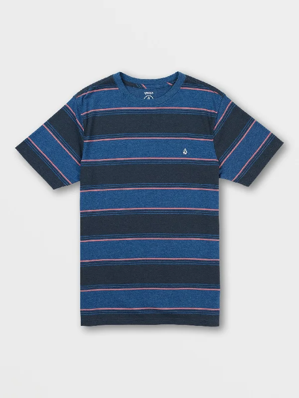 Huge Savings Bandstone Crew Short Sleeve Shirt - Baja Indigo