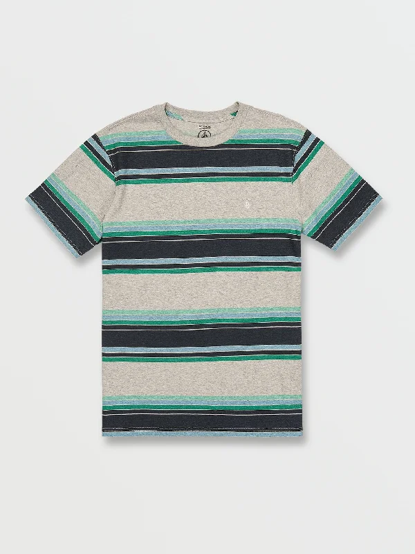 Weekend Specials to Indulge In Bandstone Crew Short Sleeve Shirt - Grey
