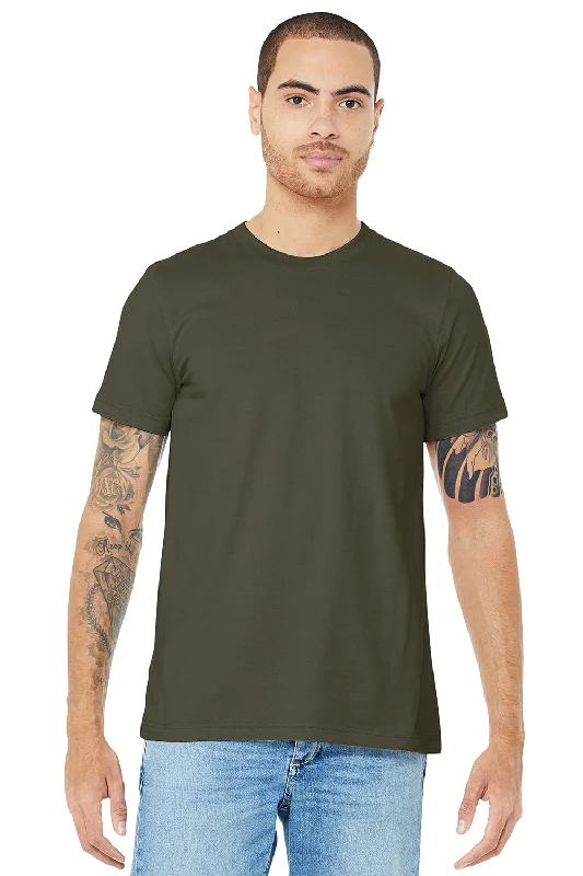 Today’s Special Bella + Canvas Mens Jersey Short Sleeve Crewneck T-Shirt - Dark Olive Green