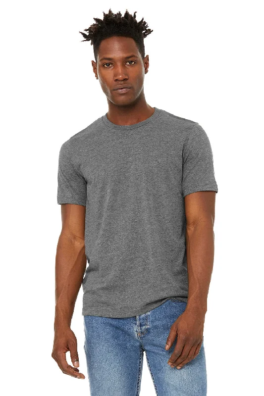 Exclusive Offers Bella + Canvas Mens Jersey Short Sleeve Crewneck T-Shirt - Heather Deep Grey Exclusive Offers Bella + Canvas Mens Jersey Short Sleeve Crewneck T-Shirt - Heather Deep Grey