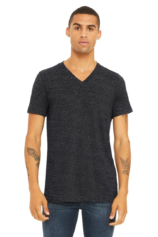 Weekend Savings Fiesta Bella + Canvas Mens Jersey Short Sleeve V-Neck T-Shirt - Charcoal Black Slub Weekend Savings Fiesta Bella + Canvas Mens Jersey Short Sleeve V-Neck T-Shirt - Charcoal Black Slub