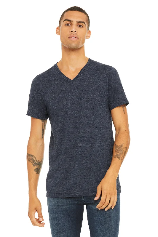 Weekend Specials to Enjoy Bella + Canvas Mens Jersey Short Sleeve V-Neck T-Shirt - Navy Blue Slub Weekend Specials to Enjoy Bella + Canvas Mens Jersey Short Sleeve V-Neck T-Shirt - Navy Blue Slub
