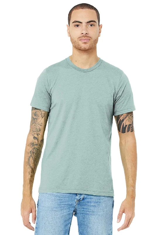 Limited Time Offer Bella + Canvas Mens Short Sleeve Crewneck T-Shirt - Dusty Blue