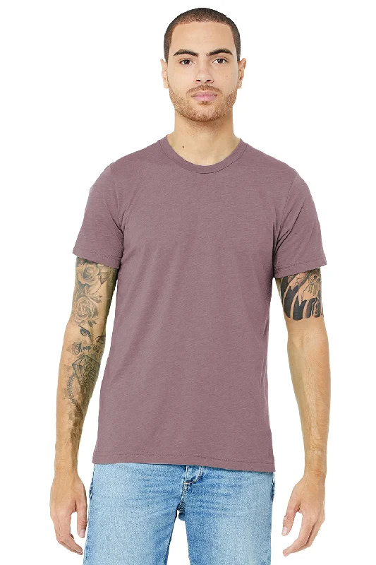 Special Price Bella + Canvas Mens Short Sleeve Crewneck T-Shirt - Orchid Purple