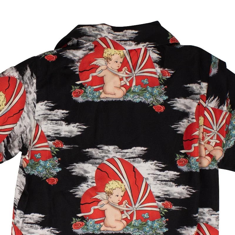 Amazing Value Black Cherub Bowling Shirt