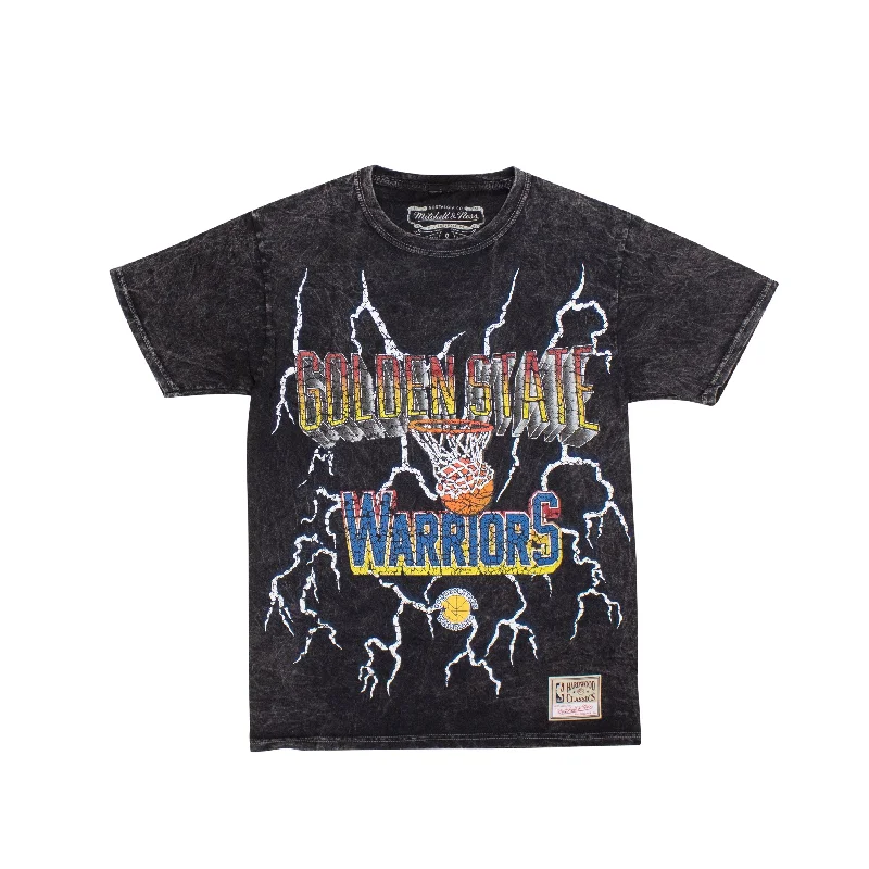 Stock Up and Save Black NBA Vintage Lightning Warriors T-Shirt