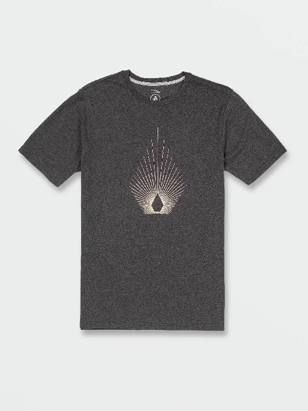 Weekend Offers That Shine Blister Short Sleeve Tee - Dark Black Heather