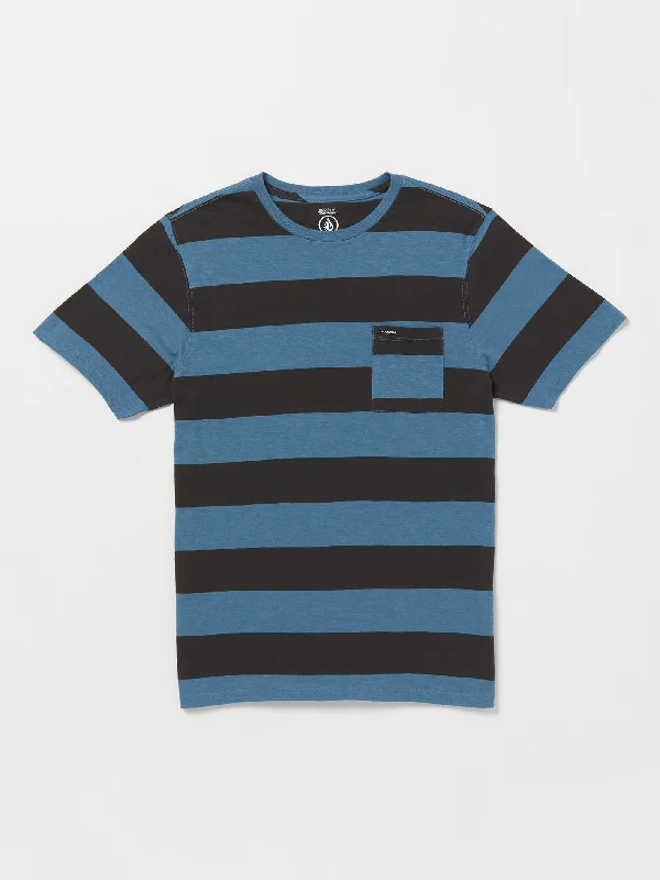 Don’t Miss Out Bolders Crew Short Sleeve Shirt - Indigo Ridge
