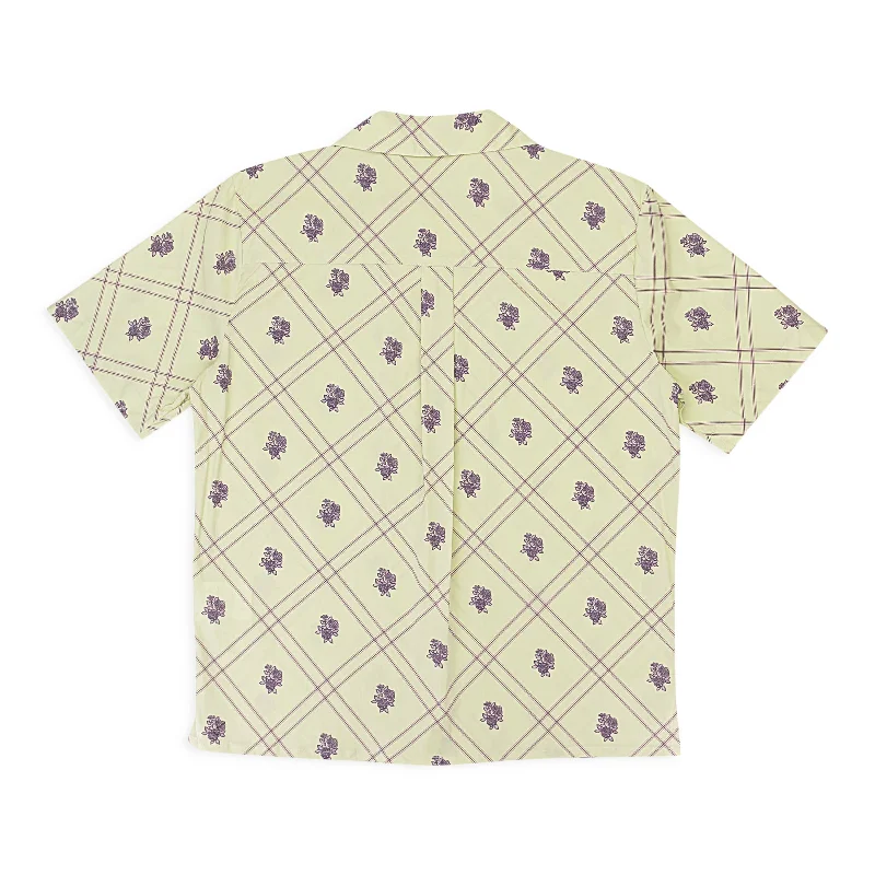 Don't Delay BOWLING LIGHT YELLOW BUTTON-DOWN SHIRT