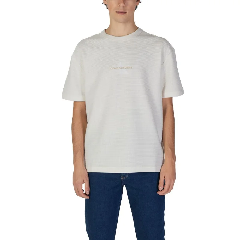 While Supplies Last Calvin Klein Jeans  Cotton Rigenerato Men's T-Shirt