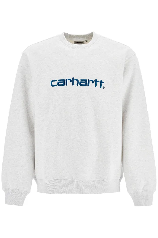 Savings Bonanza Carhartt Wip Men's Embroide Logo Sweatshirt