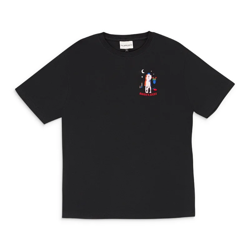 Grand Opening Sale CARNE BOLLENTE ROMEO IN JULIET BLACK T-SHIRT