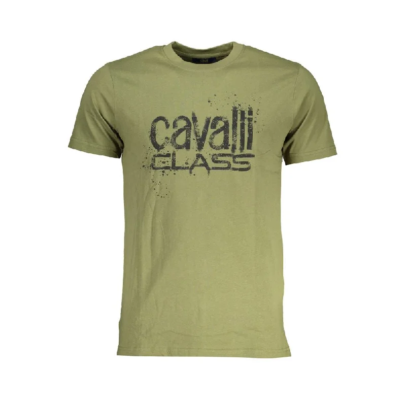 Time-Limited Offer Cavalli Class  Cotton Men's T-Shirt