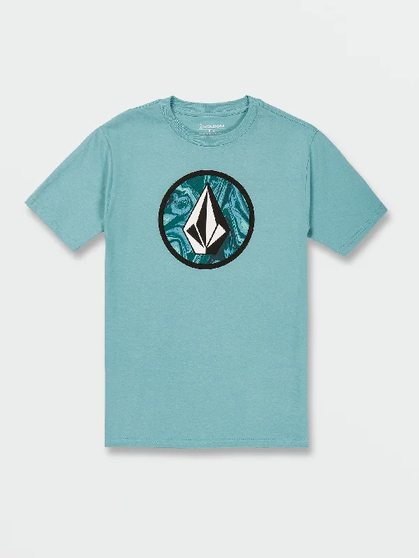Weekend Extravaganza: Shop Now Circle Stone Short Sleeve Tee - Cali Blue Heather