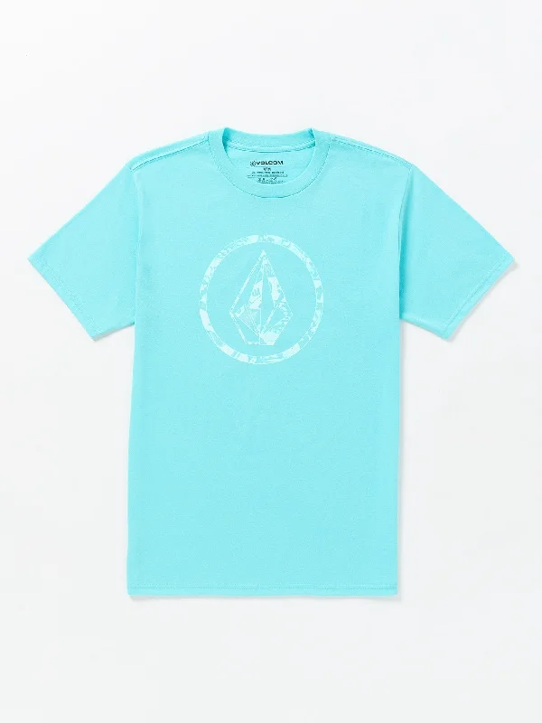 While Supplies Last Circle Stone Short Sleeve Tee - Crete Blue