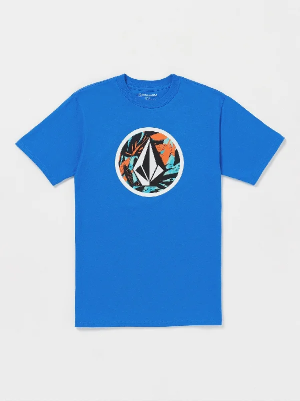 Clearance Sale Circle Stone Short Sleeve Tee - Patriot Blue