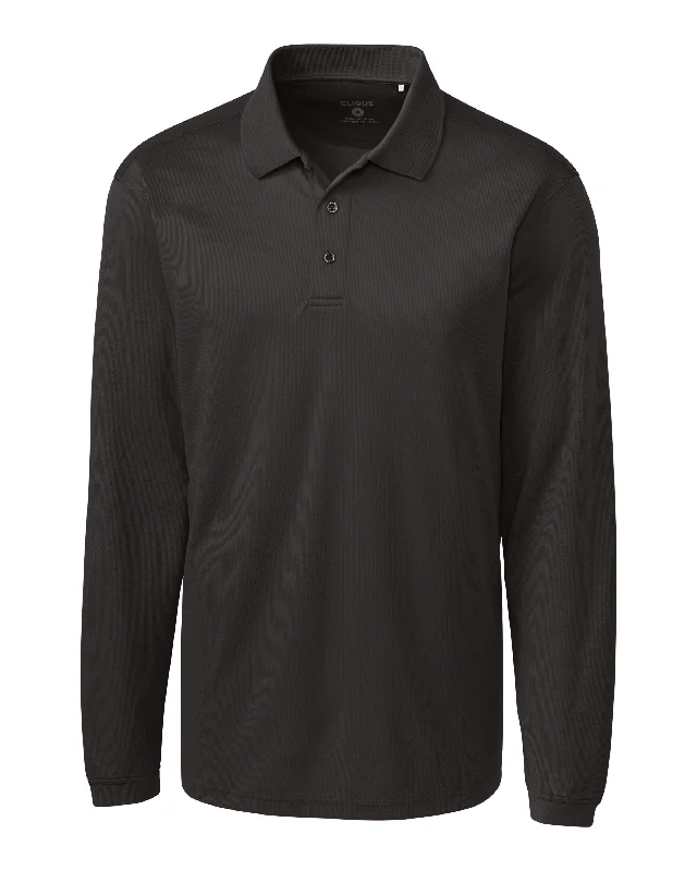 Weekend Discounts You Deserve Clique Men's L/S Ice Pique Polo Shirt