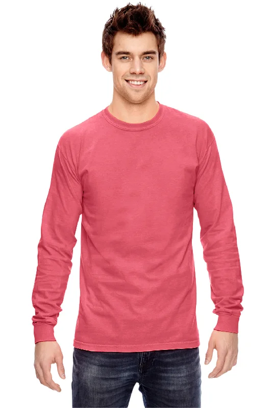 Weekend Shopping Extravaganza Comfort Colors Mens Long Sleeve Crewneck T-Shirt - Watermelon Pink Weekend Shopping Extravaganza Comfort Colors Mens Long Sleeve Crewneck T-Shirt - Watermelon Pink
