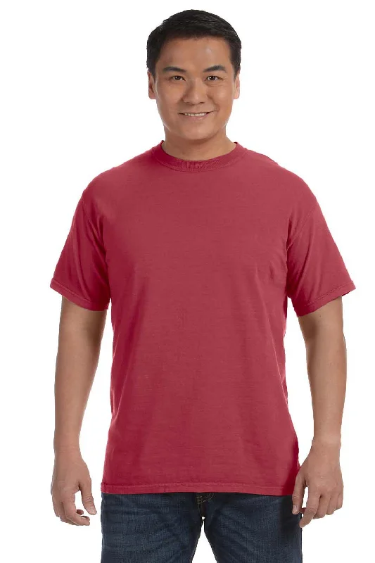 Weekend Bargains to Cherish Comfort Colors Mens Short Sleeve Crewneck T-Shirt - Chili Red Weekend Bargains to Cherish Comfort Colors Mens Short Sleeve Crewneck T-Shirt - Chili Red