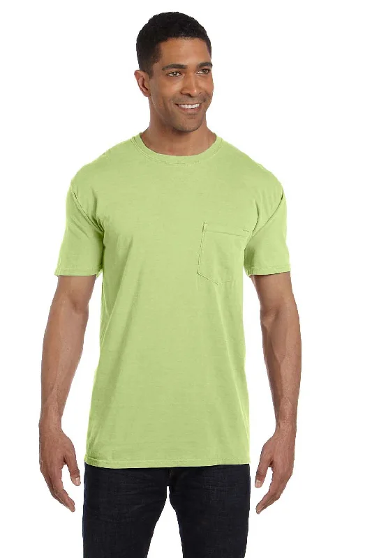 Midnight Madness Comfort Colors Mens Short Sleeve Crewneck T-Shirt w/ Pocket - Celadon Green Midnight Madness Comfort Colors Mens Short Sleeve Crewneck T-Shirt w/ Pocket - Celadon Green