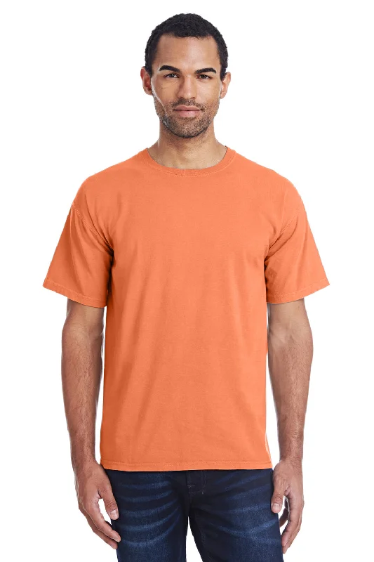 Final Markdown ComfortWash By Hanes Mens Short Sleeve Crewneck T-Shirt - Horizon Orange Final Markdown ComfortWash By Hanes Mens Short Sleeve Crewneck T-Shirt - Horizon Orange