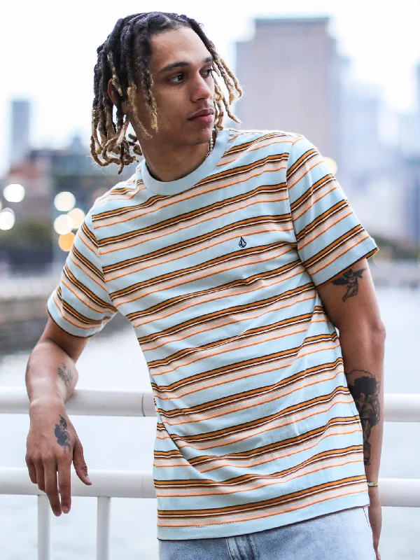 Weekend Bargains to Savor Commixt Crew Short Sleeve Shirt - Celestial Blue