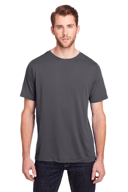 Crazy Deals Core 365 Mens Fusion ChromaSoft Performance Moisture Wicking Short Sleeve Crewneck T-Shirt - Carbon Grey Crazy Deals Core 365 Mens Fusion ChromaSoft Performance Moisture Wicking Short Sleeve Crewneck T-Shirt - Carbon Grey